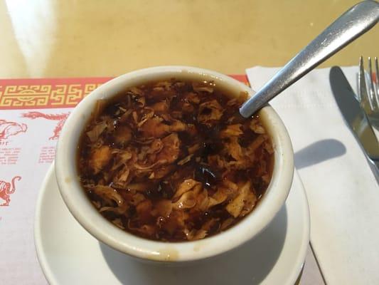 Hot&sour soup (part of combination special for a 0.50$ extra)