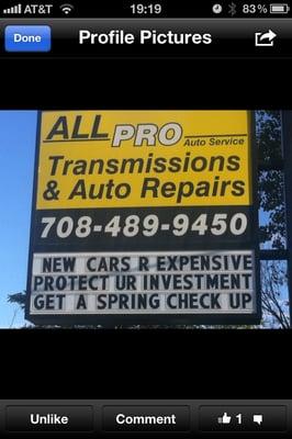 All Pro Auto Service & Transmissions