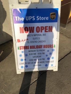 New UPS Store opening.