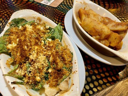 Athens Baked Haddock with Greek Potatoes.