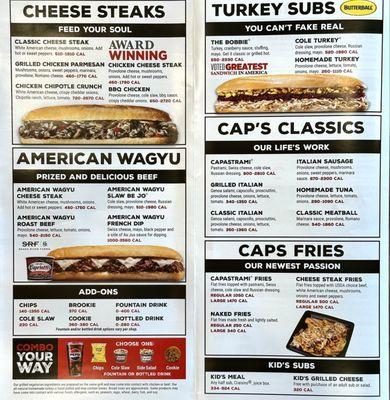 Menu without prices (2 of 3) a/o 10/23/2024