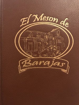 Menu cover