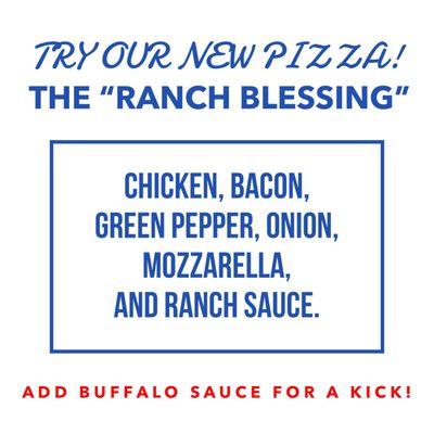 New specialty pizza! So good!