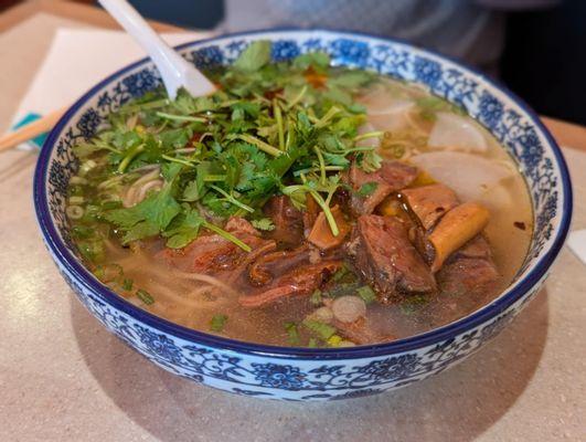 Beef noodle soup