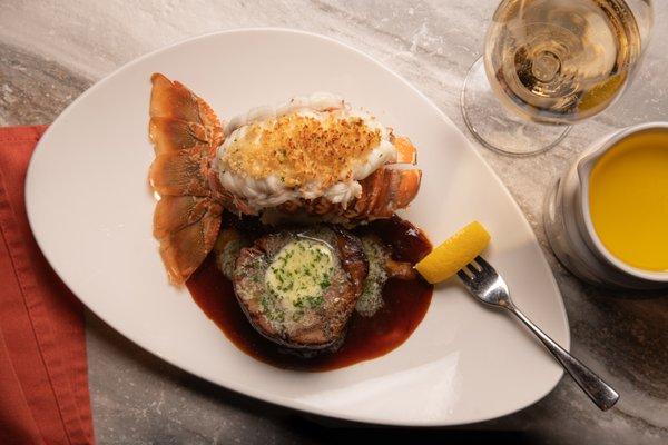 Surf & Turf - 6 oz filet & 5 oz lobster tail