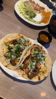 chipotle steak tacos