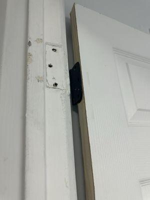 Door off hinges