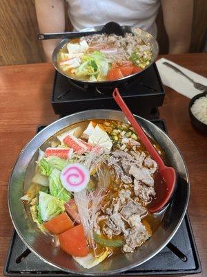 Taiwan spicy beef & Thai curry