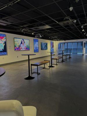 The NFT Museum Space and some of their images