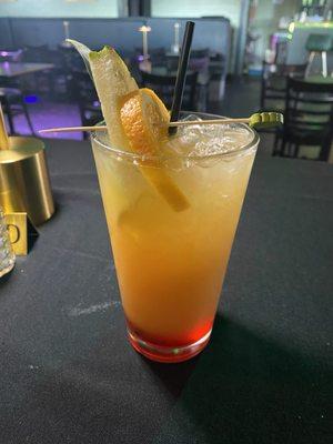 Caribbean Sunset mocktail