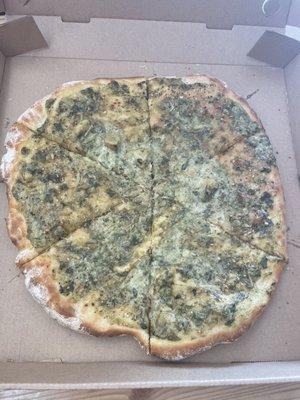 Spinach Artichoke Pizza