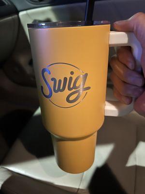 I love Swig. We have 6 of these mugs. They're impossible to get. When we hear of them being released we rearrange to get the next color.