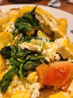 Chicken Souvlaki Omelette