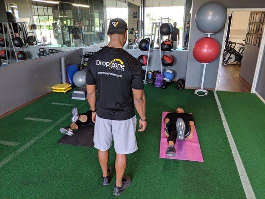 Personal Training offered at Drop Zone Fitness in Missouri City, Texas