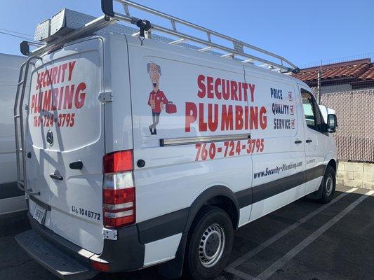 SECURITY PLUMBING, local plumbing company.