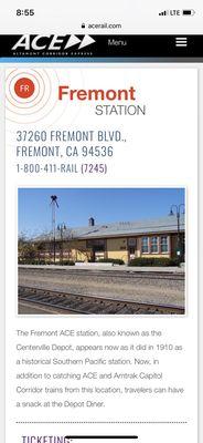 Capitol Corridor - Fremont Centerville