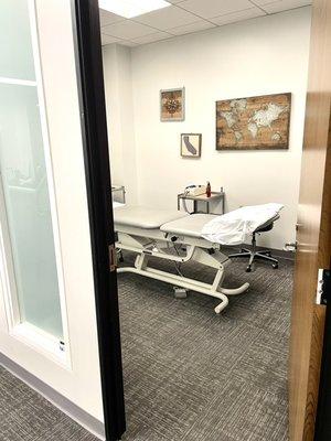 Private treatment rooms