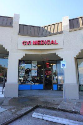 CVI Medical is located in the shopping center with Office Depot and Chipotle