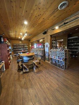 Take home craft beer and souvenir section