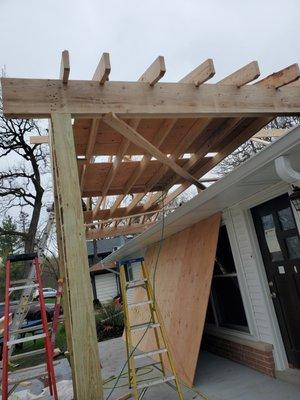 Framing front porch