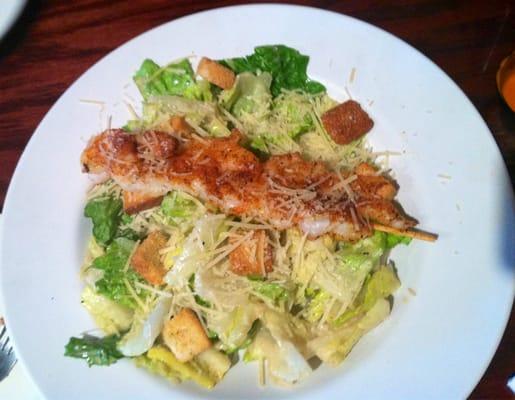 Shrimp Caesar salad