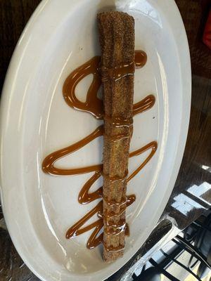 Churro with caramel