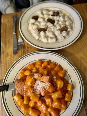 Milanese Vodka Gnocchi and Truffle Gnocchi ... BOTH amazing, but the TRUFFLEEEEEE!!