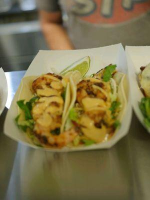 Grilled shrimp tacos!