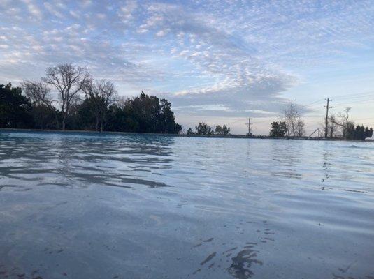 Beautiful views from the pool