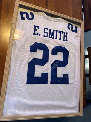 E Smith Signed Jersey