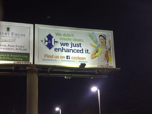 One of our billboards. #ccclean