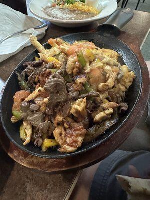 Mixed fajitas