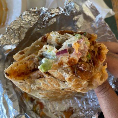 Al Pastor super burrito