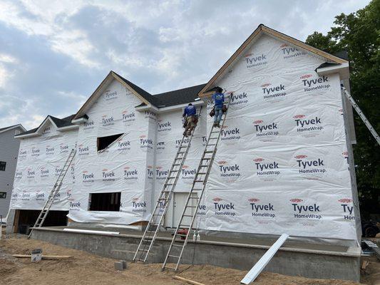 new roof and siding