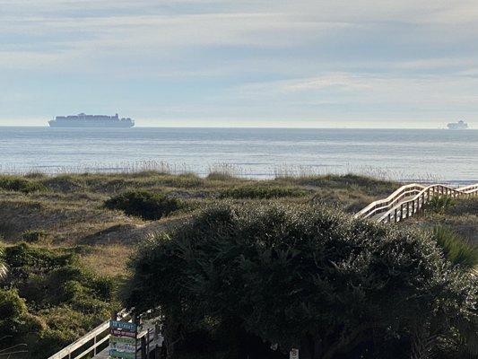 View from the balcony