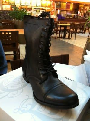 The new combat boots that were replaced!