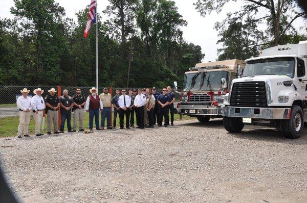 Residential Recycling and Refuse of Texas Flag Pole Dedication