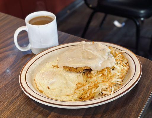 Eggs and Chicken Fried Steak