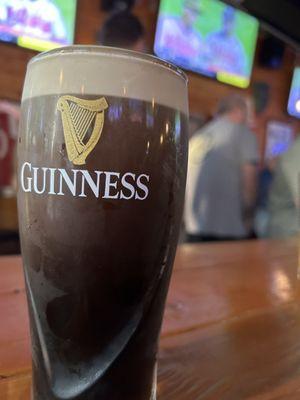 Gorgeous pint of Guinness