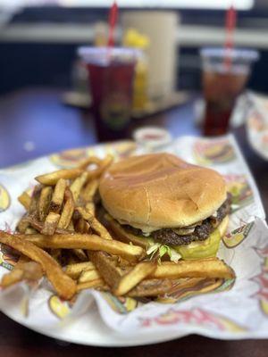 5. Mushroom Swiss Burger