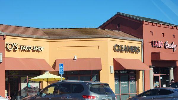 Front of store, looks like an abandoned store