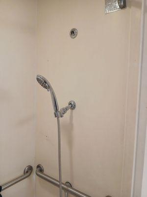 Multiple Is holes by shower One current other one never sealed after Relocated