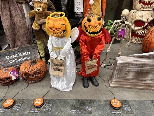 There are my children on Halloween display at Home Depot. Lol. Just kidding sensitive ninnies. 9/17/2023