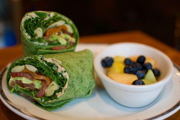 White Bean Avocado Wrap