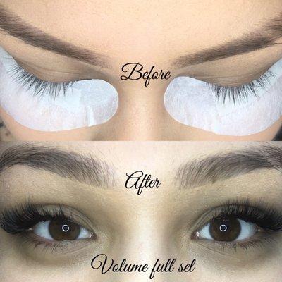 Volume lashes