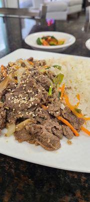 Bulgogi with rice