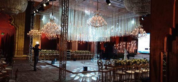 Wedding lighting and decoration