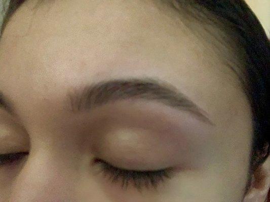 After Eyebrow Threading