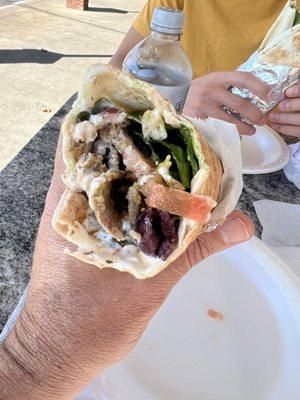 Beef Shawarma Wrap - So Good!!