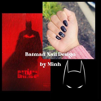 Batman Nail design by Minh